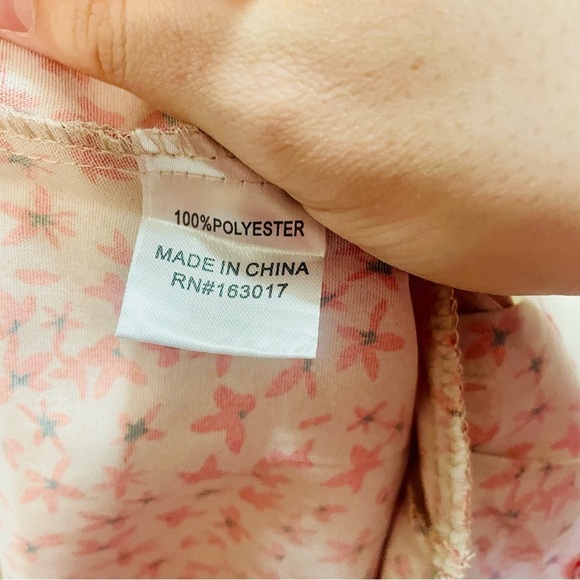 Princess Polly Floral Red Dress Size 6 - Picture 5 of 8